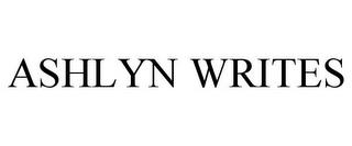 ASHLYN WRITES trademark