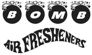 BOMB AIR FRESHENERS trademark