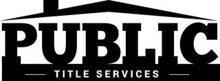 PUBLIC TITLE SERVICES trademark