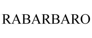 RABARBARO trademark