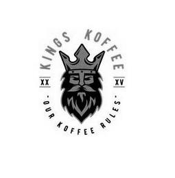 KINGS KOFFEE XX XV OUR KOFFEE RULES trademark