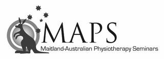 MAPS MAITLAND-AUSTRALIAN PHYSIOTHERAPY SEMINARS trademark