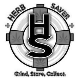 HS HERB SAVER GRIND, STORE, COLLECT. trademark