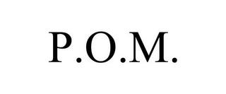 P.O.M. trademark