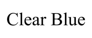 CLEAR BLUE trademark