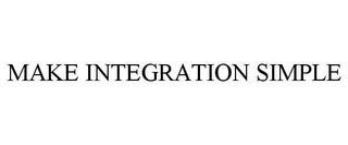 MAKE INTEGRATION SIMPLE trademark