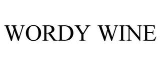 WORDY WINE trademark