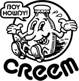 BOY HOWDY! CREEM trademark