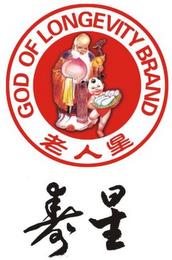 GOD OF LONGEVITY BRAND trademark