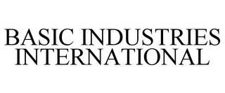 BASIC INDUSTRIES INTERNATIONAL trademark