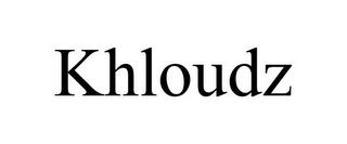 KHLOUDZ trademark