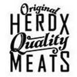 ORIGINAL HERDX QUALITY MEATS trademark