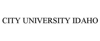 CITY UNIVERSITY IDAHO trademark