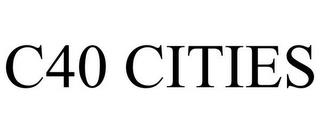 C40 CITIES trademark