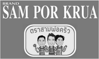 BRAND SAM POR KRUA trademark