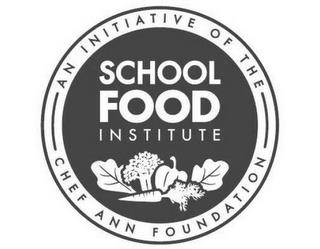 SCHOOL FOOD INSTITUTE AN INITIATIVE OF THE CHEF ANN FOUNDATION trademark