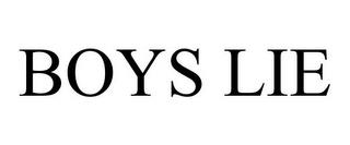 BOYS LIE trademark