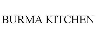 BURMA KITCHEN trademark