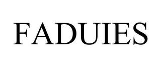 FADUIES trademark