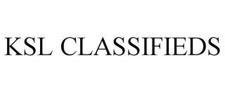 KSL CLASSIFIEDS trademark