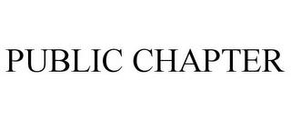 PUBLIC CHAPTER trademark