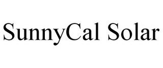 SUNNYCAL SOLAR trademark