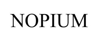 NOPIUM trademark