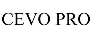 CEVO PRO trademark