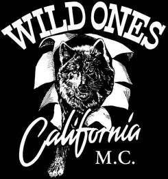 WILD ONES CALIFORNIA M.C. trademark