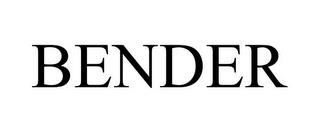 BENDER trademark