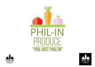 PHIL-IN PRODUCE,``YOU JUST PHIL`IN`` trademark