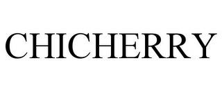 CHICHERRY trademark