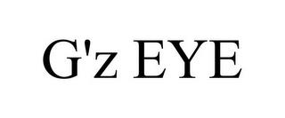 G'Z EYE trademark