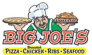 BIG JOE'S BROASTED PIZZA ·  CHICKEN · RIBS · SEAFOOD trademark