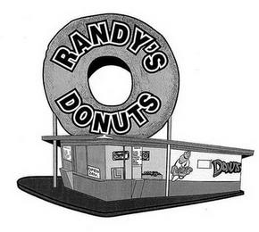 RANDY'S DONUTS L OPEN 24 HR. RANDY'S DONUTS trademark