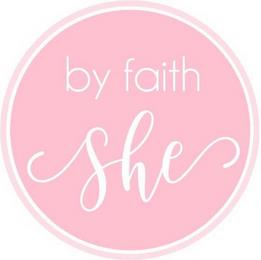 BY FAITH SHE trademark