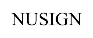 NUSIGN trademark