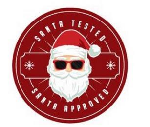 SANTA TESTED SANTA APPROVED trademark