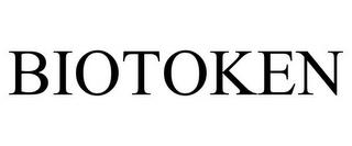 BIOTOKEN trademark