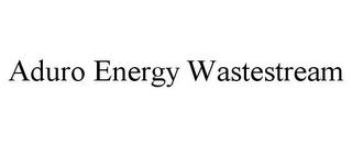 ADURO ENERGY WASTESTREAM trademark