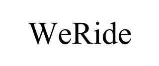 WERIDE trademark