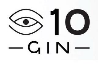 10 -GIN- trademark