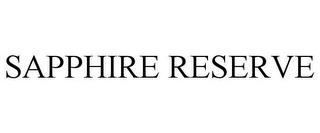 SAPPHIRE RESERVE trademark