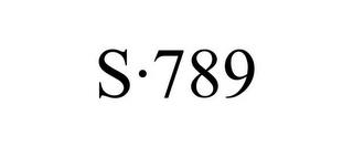 S·789 trademark