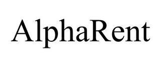 ALPHARENT trademark