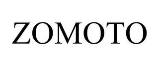 ZOMOTO trademark