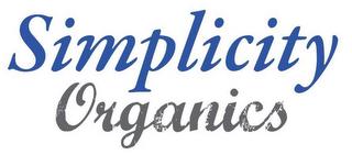 SIMPLICITY ORGANICS trademark