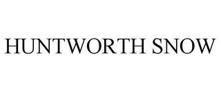 HUNTWORTH SNOW trademark