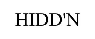 HIDD'N trademark