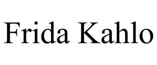 FRIDA KAHLO trademark